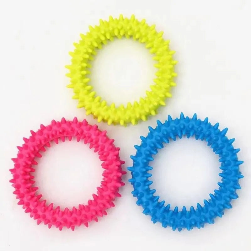 Pet Toys for Small Dogs Rubber Resistance to Bite Dog Toy Teeth Cleaning Chew Training Toys Pet Supplies Puppy Dogs