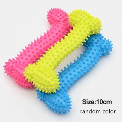 Pet Toys for Small Dogs Rubber Resistance to Bite Dog Toy Teeth Cleaning Chew Training Toys Pet Supplies Puppy Dogs