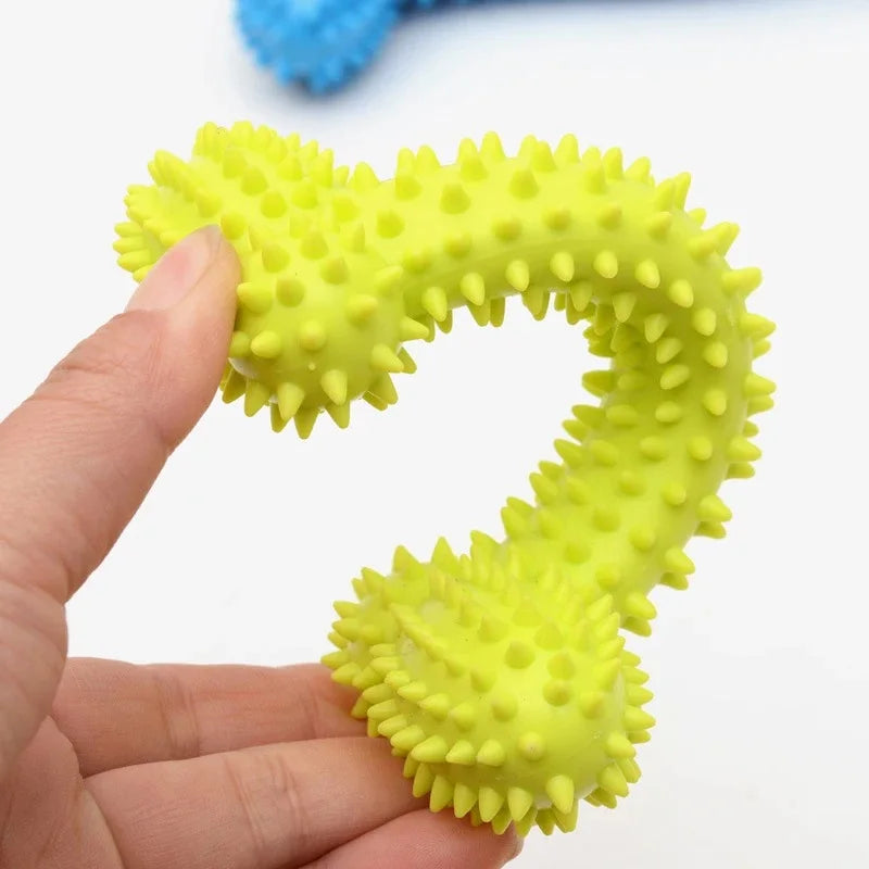 Pet Toys for Small Dogs Rubber Resistance to Bite Dog Toy Teeth Cleaning Chew Training Toys Pet Supplies Puppy Dogs