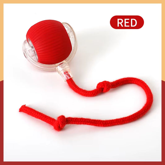 Cat Interactive Ball Toy; Automatic Rolling Ball Pet Toy for Cats and Dogs; Rechargeable Smart Pet Toy; Dog and Cat Training Toy